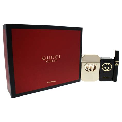 gucci guilty black perfume gift set|Gucci Guilty cheapest price.